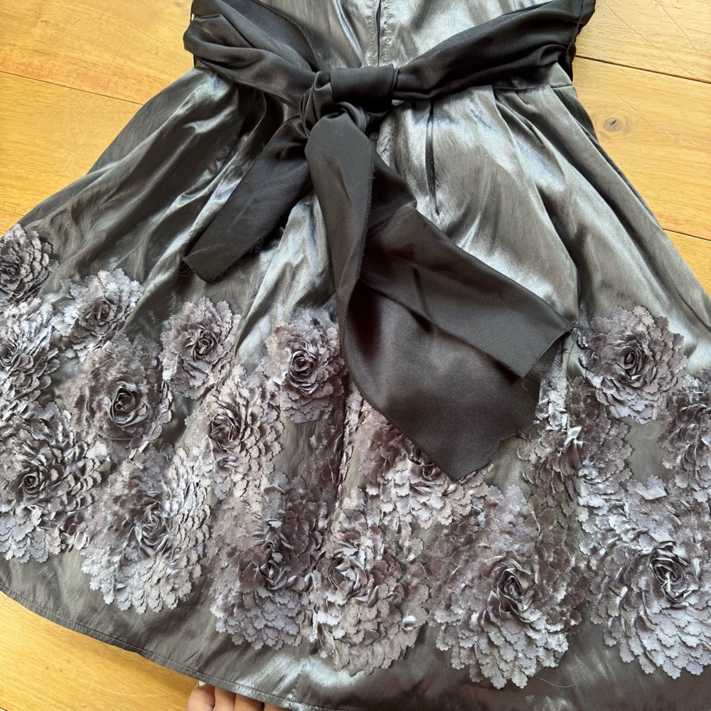 B Darlin Black and Gray Dress - Picture 7 of 10